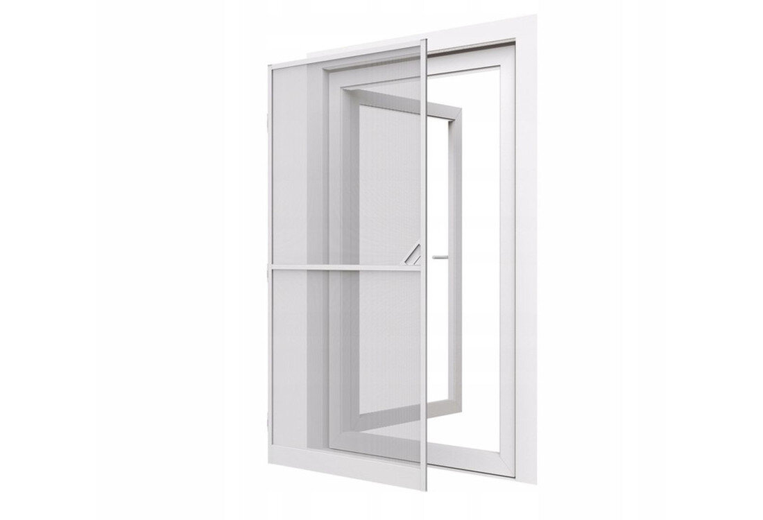 Moskitiera EASY LIFE MAKO Proline Alu 100 x 215 Biały Automatyczne zamykanie drzwi system magnesów ochrona