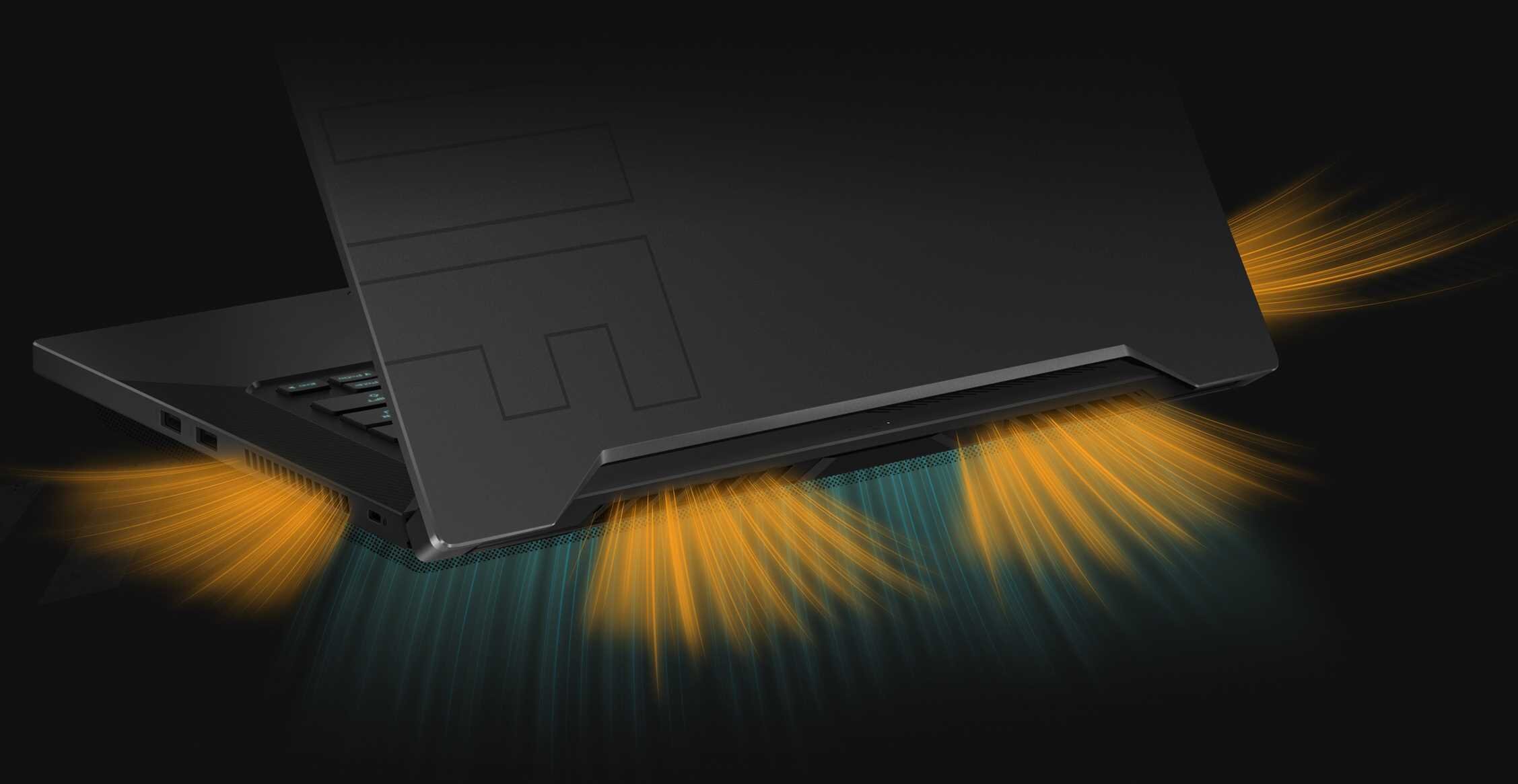 Laptop ASUS Tuf Dash F15 - układ chłodzenia