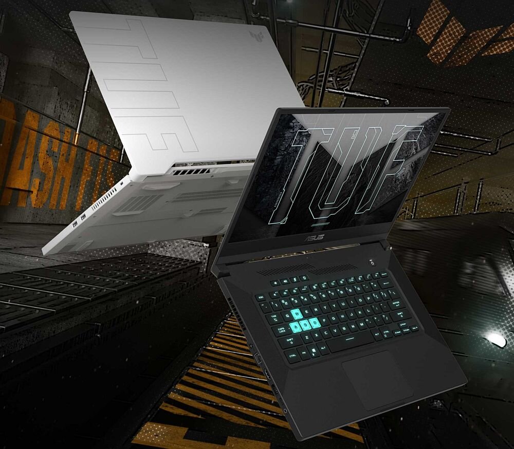 Laptop ASUS Tuf Dash F15 - matowa matryca częstotliwość odświeżania na poziomie 144Hz ochrona przed refleksami światła maksimum komfortu
