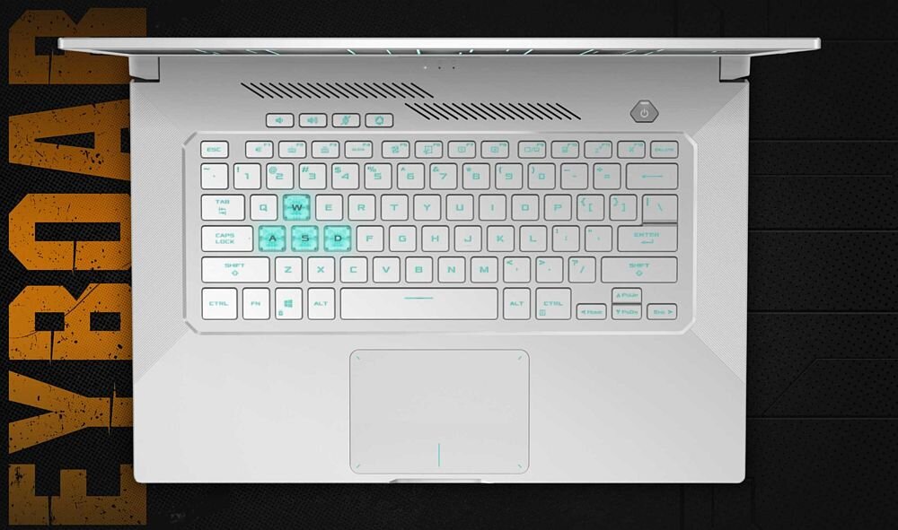 Laptop ASUS Tuf Dash F15 - gamingowy charakter podświetlana klawiatura efektywny wygląd