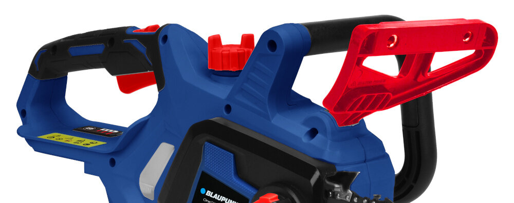 Piła akumulatorowa BLAUPUNKT CS4120 podwojny uchwyt ergonomiczna konstrukcja antyposlizgowa powloka bezpieczenstwo