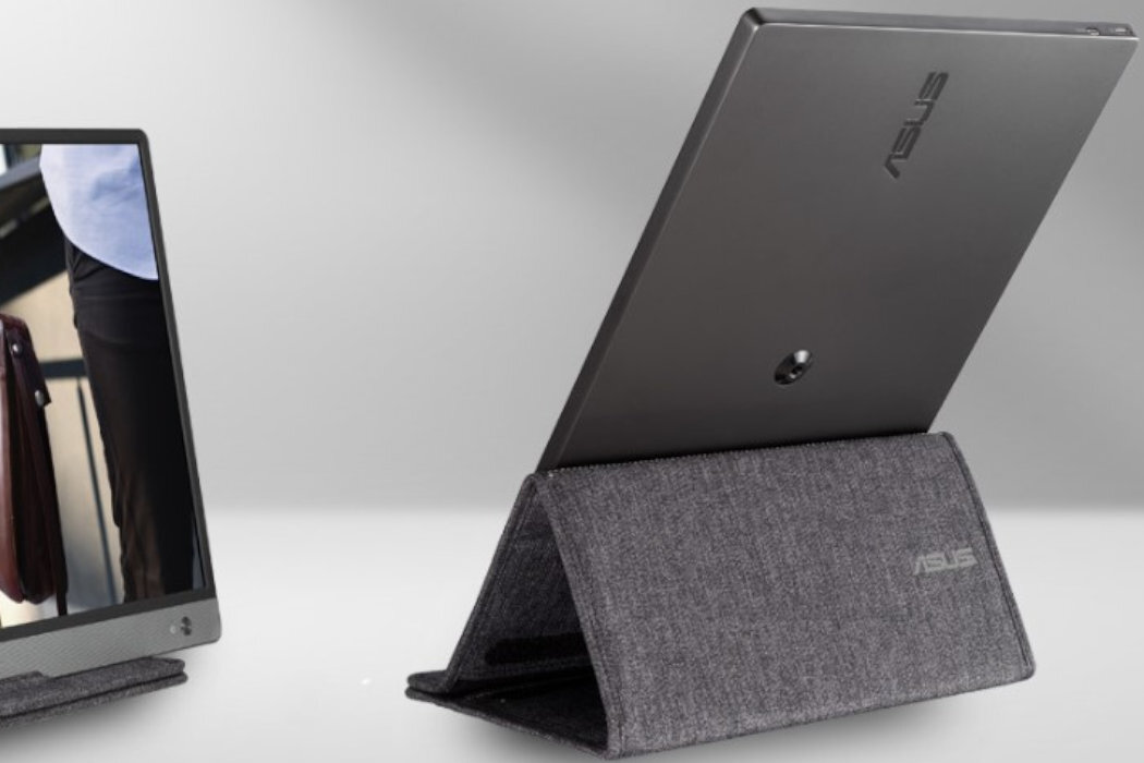 Monitor ASUS ZenScreen Touch MB16AMTR 15.6 cali 1920x1080px IPS przenośny mobilny uniwersalny windows okablowanie wyposażenie lekoość szegóły