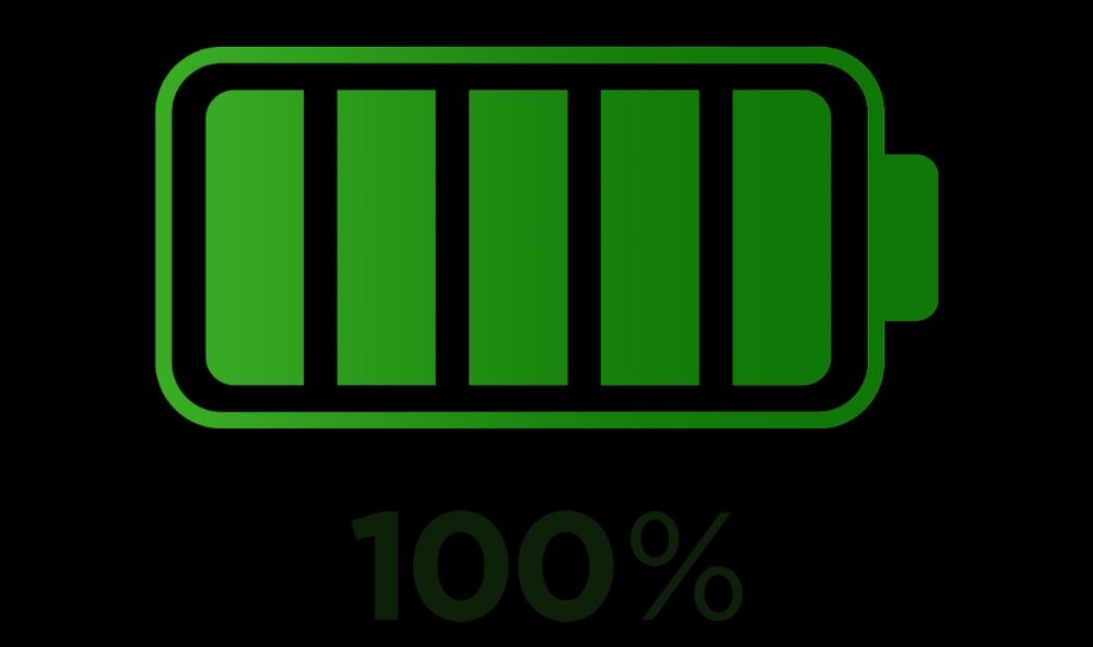 Kamera termowizyjna SEEK THERMAL Nano zasilanie zasilana bezpośrednio z telefonu podłączyć i działać - ikona baterii i wartość 100%
