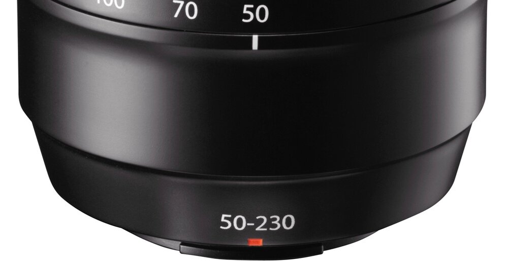 Obiektyw FUJIFILM XC 50-230mm F-4.5-6.7 OIS II zakres 