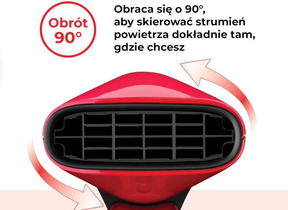 Suszarka REVLON RVDR5320 2000W pełna kontrola nad procesem suszenia funkcja obrotu elementu o 90 stopni precyzyjne dotarcie do kazdego pasma technologia potrójnej ceramiki i turmalinu minimalizacja puszenia zwiększony połysk jedwabiście gładkie włosy trzy ustawienia ciepła dwa ustawienia prędkości dostosowanie pracy suszarki