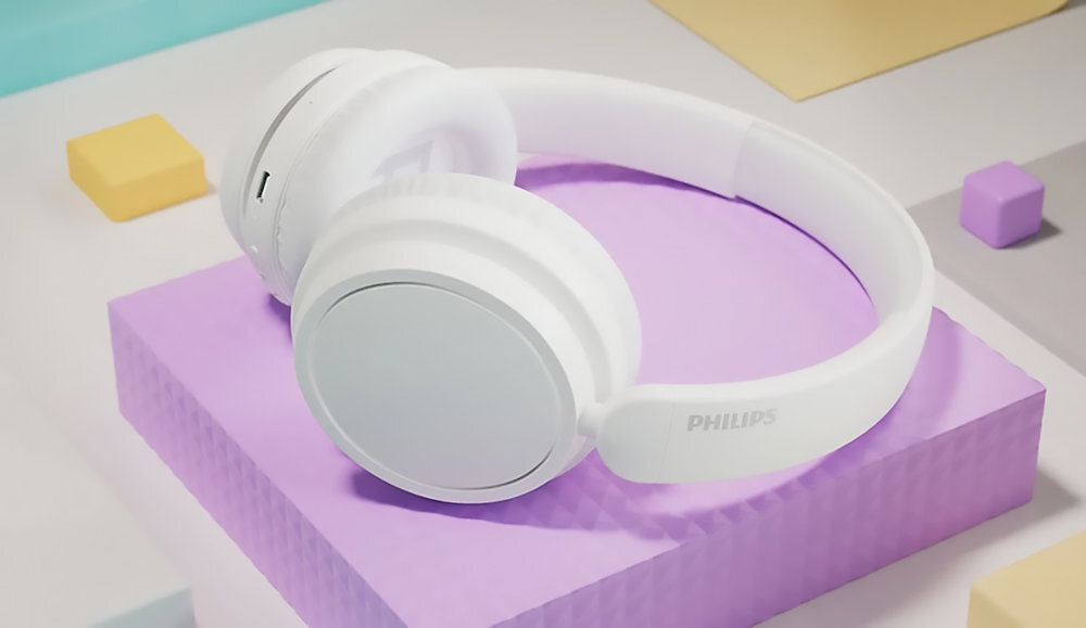 Słuchawki nauszne PHILIPS TAH5209 funkcję dynamicznych basów aktywacji ustawienia niskiego opóźnienia doświadczanie rewelacyjnej jakości