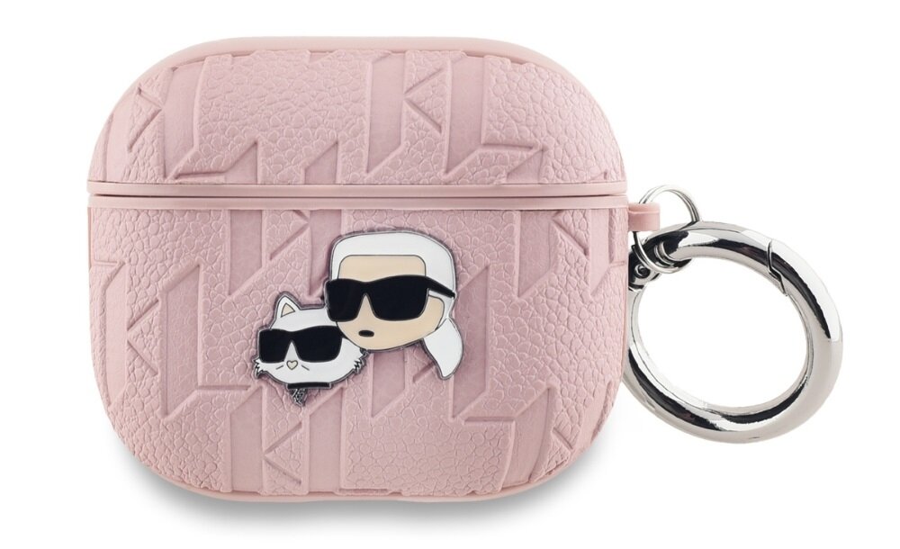 Etui na słuchawki KARL LAGERFELD Monogram Karl & Choupette Head
            styl monogram trwałość praktyczność