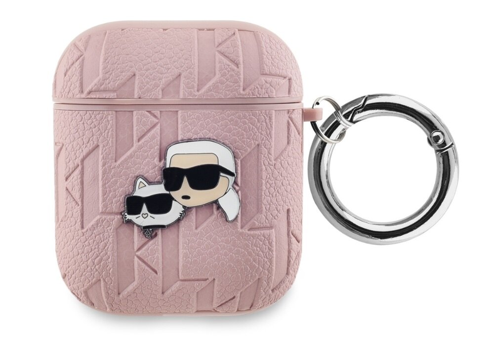Etui na słuchawki KARL LAGERFELD Monogram Karl & Choupette Head
            styl monogram trwałość praktyczność