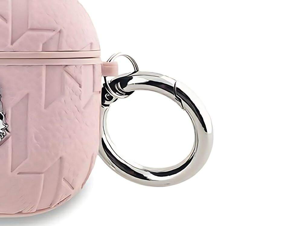 Etui na słuchawki Karl Lagerfeld Monogram Choupette Head dostęp ochrona dostęp przymocowanie design