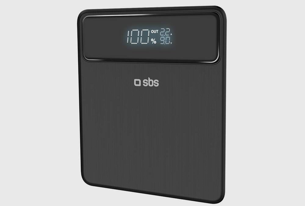 Powerbank SBS TTBB20000PD100W Powerbank 20 000 mAh ładuje smartfony, tablety, laptopy i inne urządzenia z mocą do 100W USB-C .