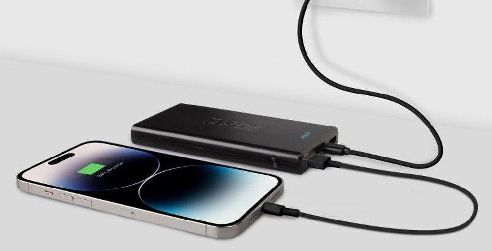 Powerbank SBS 10000mAh 20W Power Delivery TTBB10000FASTPD20K Czarny na blacie 