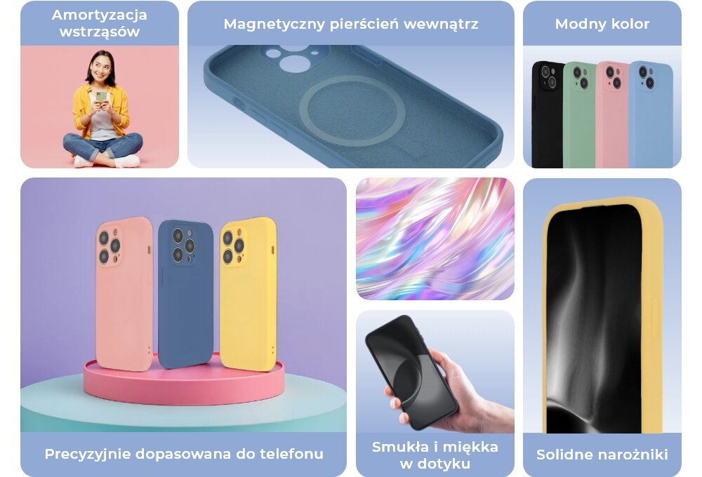 Etui TECTO SHIELD Soft Touch Mag ochrona zarysowania uderzenia dzialanie