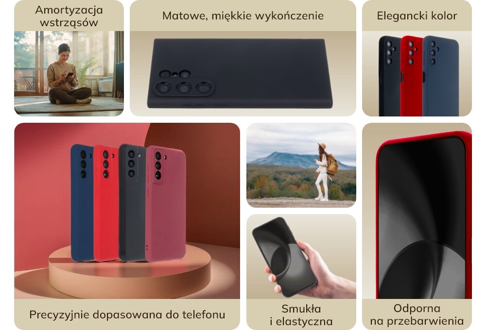 Etui TECTO SHIELD Silicon Soft ochrona zarysowania uderzenia dzialanie