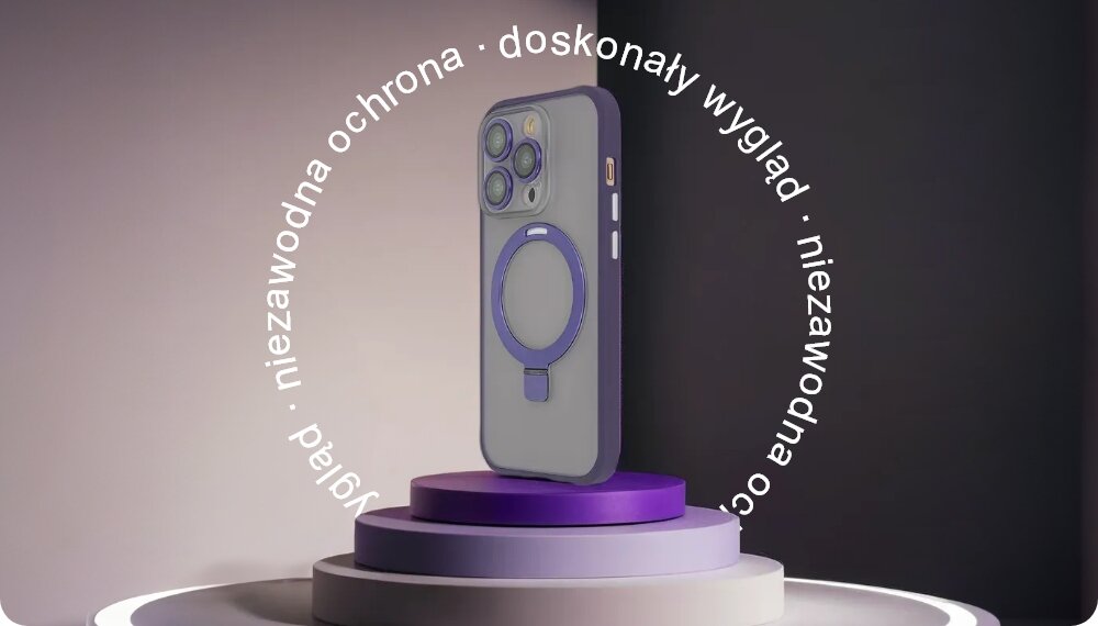 Etui TECTO SHIELD Shield Ring Secure Mag design ochrona niezawodnosc iphone