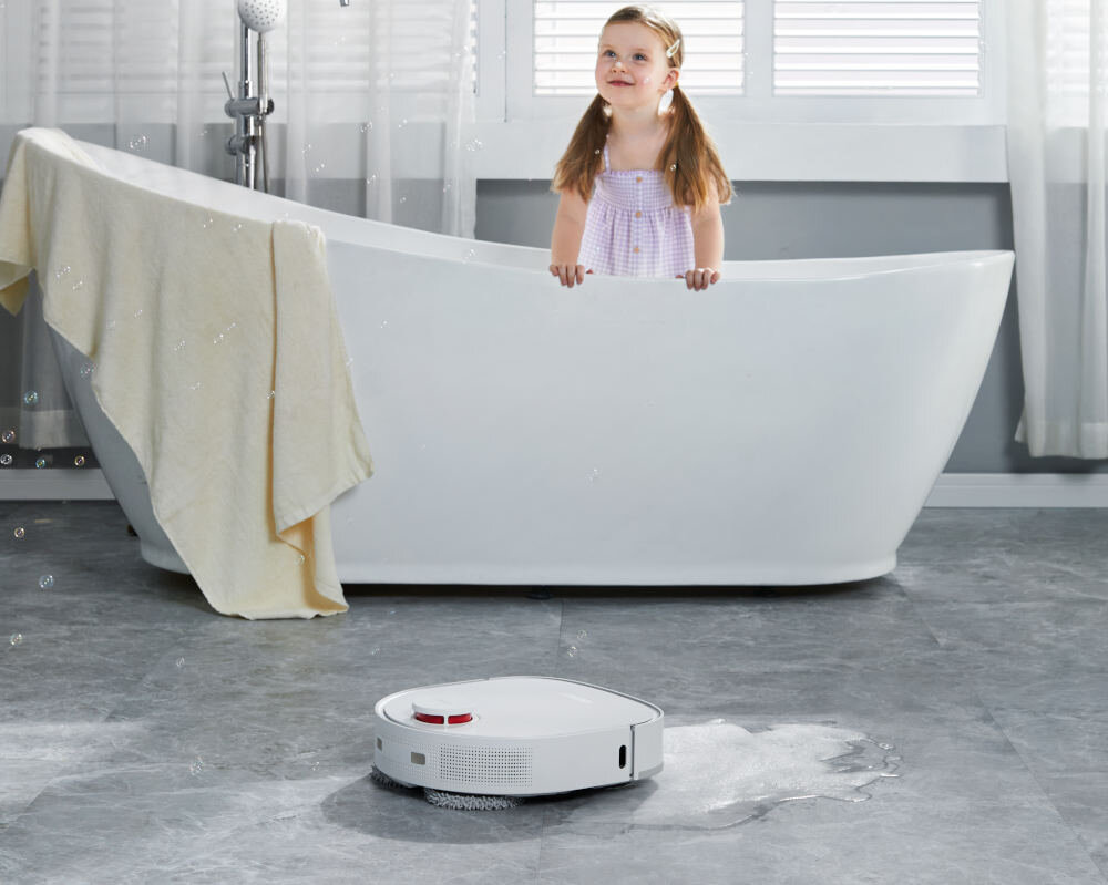 Robot sprzatajacy DREAME Bot W10 Nowy wymiar systemu nawigacji ulepszonej nawigacji SLAM LiDAR