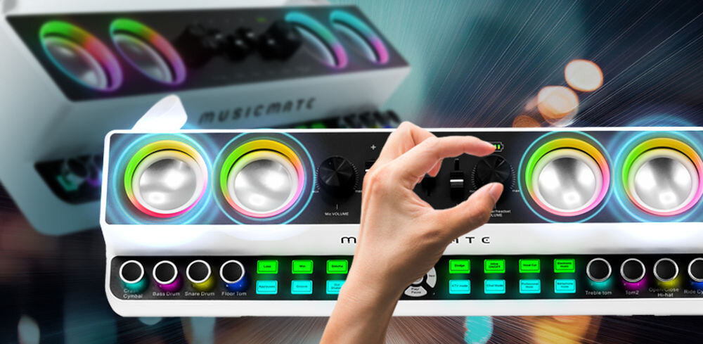 Power audio MUSICMATE MM-SC600 SonicPulse dwa wyjścia słuchawkowe jack 3,5 mm dwa porty OTG / USB-C wbudowane głośniki o mocy 4 x 10 W kolorowe podświetlenie przycisków i głośników proste sterowanie odtwarzaniem muzyki wbudowana bateria 8000 mAh
bezprzewodowa praca do 5 godzin łączność bluetooth czytnik kart microSD wejście USB-A