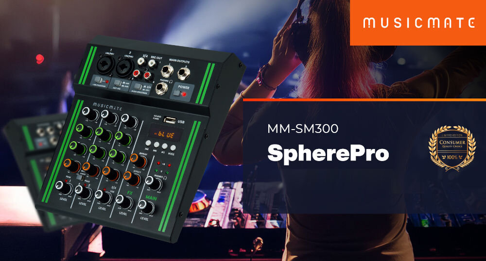 Mikser audio MUSICMATE MM-SM300 SpherePro