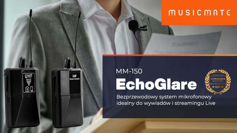 System bezprzewodowy MUSICMATE MM-150 EchoGlare