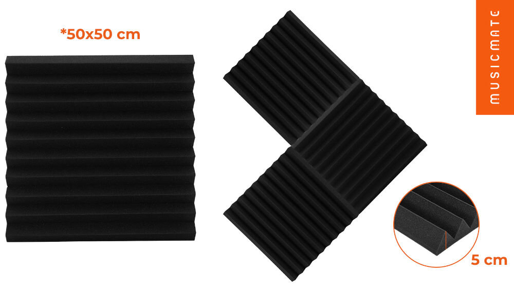 Panel akustyczny MUSICMATE MM-Wedge (12 szt.) estetyka kompresja