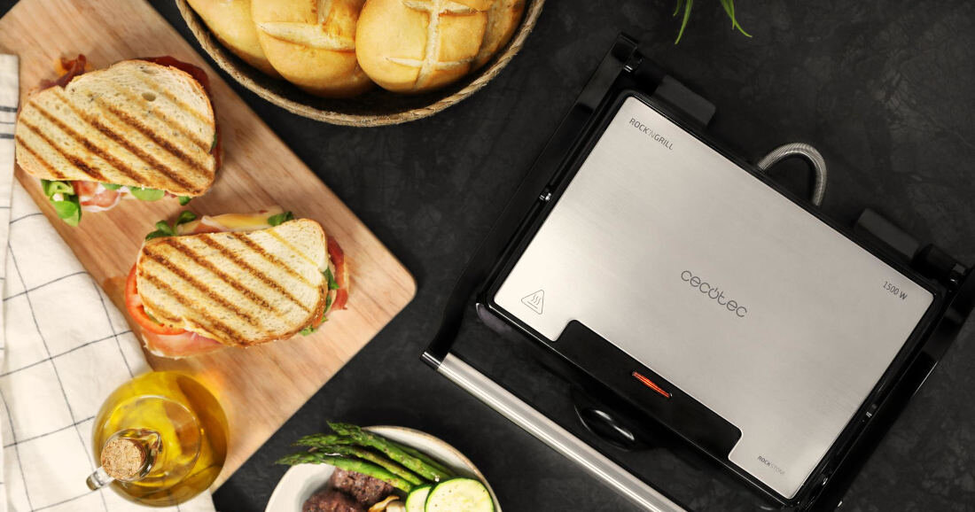 Grill elektryczny CECOTEC Rock nGrill 1500 Rapid Równomierne nagrzewanie zalety atuty