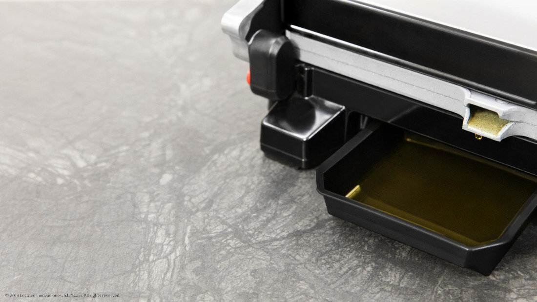 Grill elektryczny CECOTEC Rock nGrill 2400 UltraRapid Czarny Tacka na tłuszcz czyszczenie