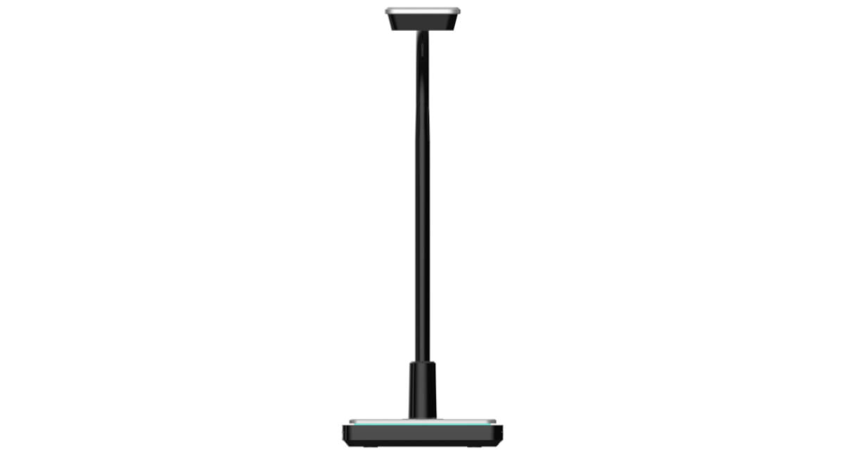 Lampka biurkowa MAXCOM Porto ML3100 czarna, Diody LED, oszczędność, żywotność, Lampka stoi pionowo frontem na wprost