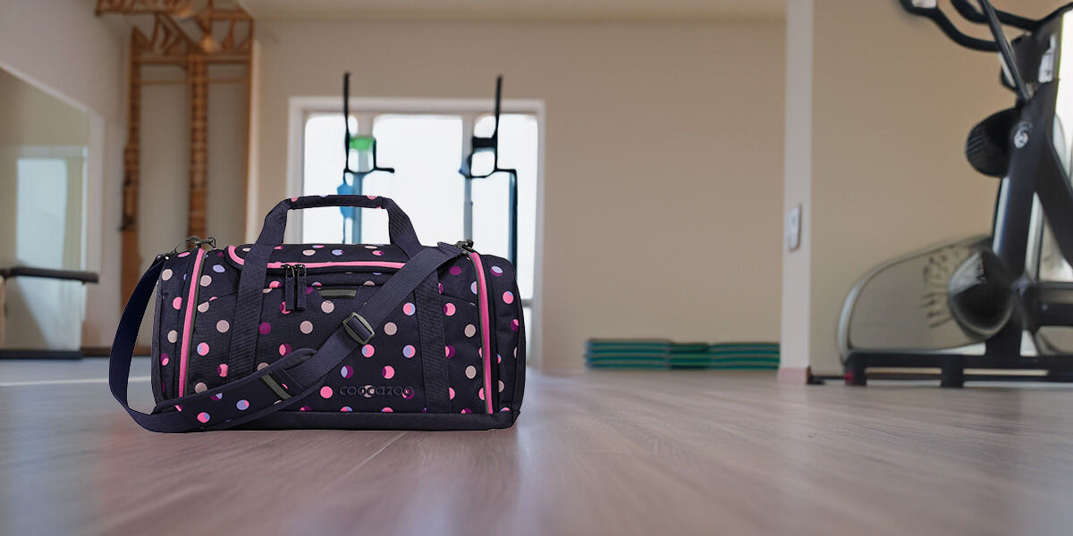 Torba sportowa COOCAZOO 2.0 Reflective Moons Granatowo-różowy Kompaktowa i pojemna torba sportowa