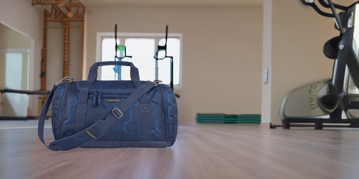Torba sportowa COOCAZOO 2.0 Blue Motion Niebieski Kompaktowa i pojemna torba sportowa