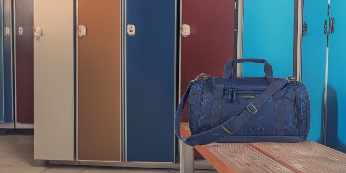 Torba sportowa COOCAZOO 2.0 Blue Motion Niebieski Odblaski dla bezpieczeństwa