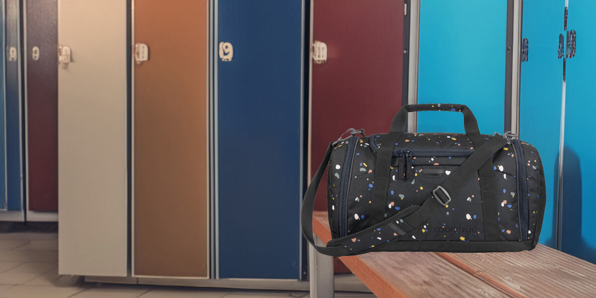 Torba sportowa COOCAZOO 2.0 Sprinkled Candy Wielokolorowy Odblaski dla bezpieczeństwa