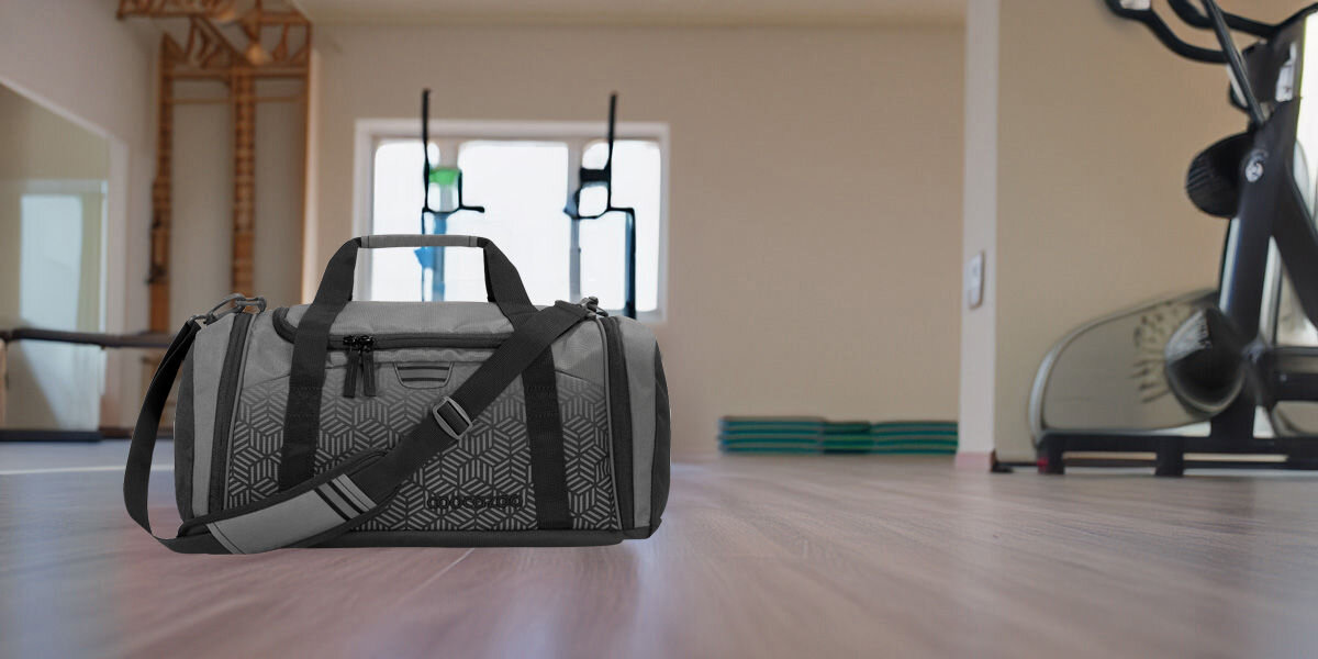 Torba sportowa COOCAZOO 2.0 Black Carbon Szary Kompaktowa i pojemna torba sportowa