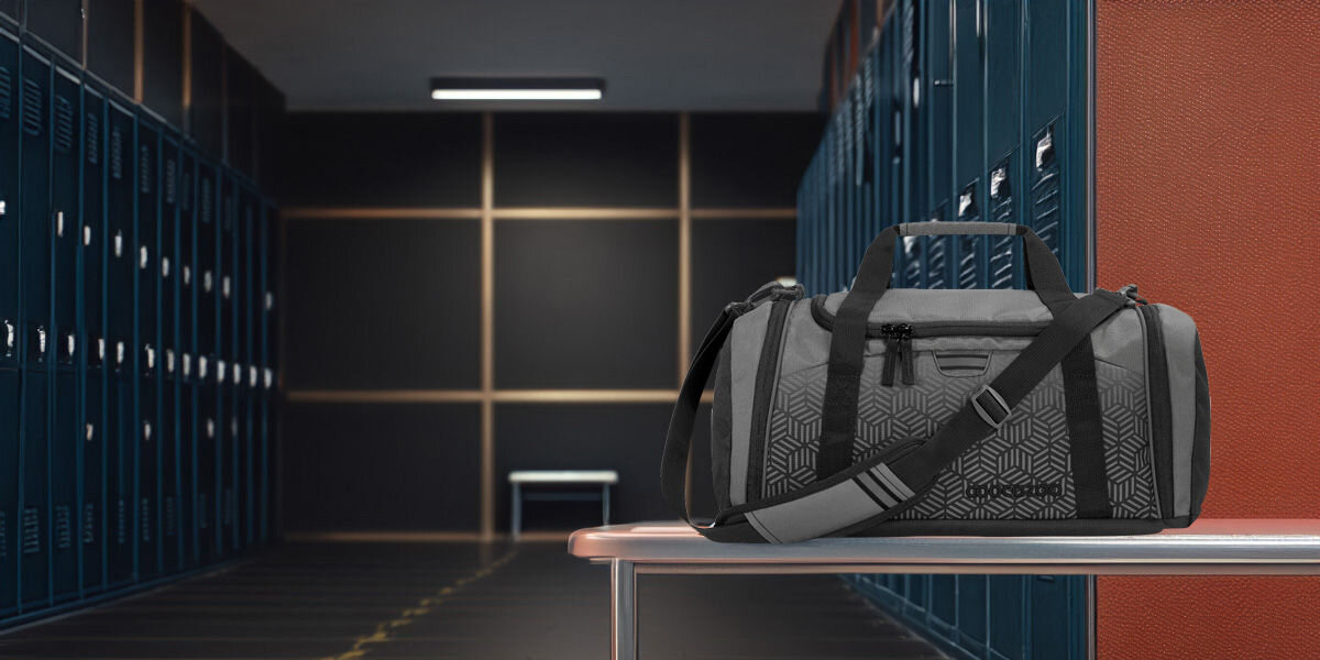 Torba sportowa COOCAZOO 2.0 Black Carbon Szary Stylowy design 100 % z recyklingu butelek PET