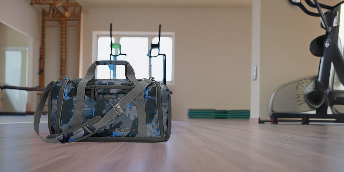 Torba sportowa COOCAZOO 2.0 Blue Craft Szaro-niebieski Kompaktowa i pojemna torba sportowa