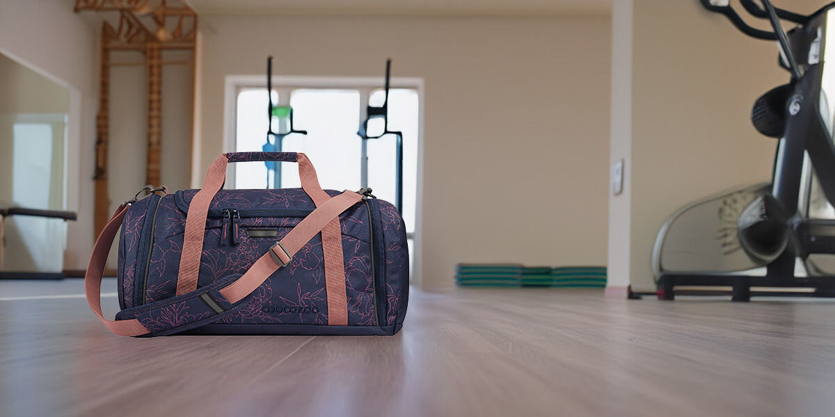 Torba sportowa COOCAZOO 2.0 Sweet Rose Fioletowo-różowy Kompaktowa i pojemna torba sportowa