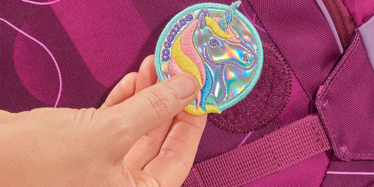 Plecak COOCAZOO 2.0 Joker Berry Bubbles Czerwony COLOUR UP wymienne rzepy i zawieszki