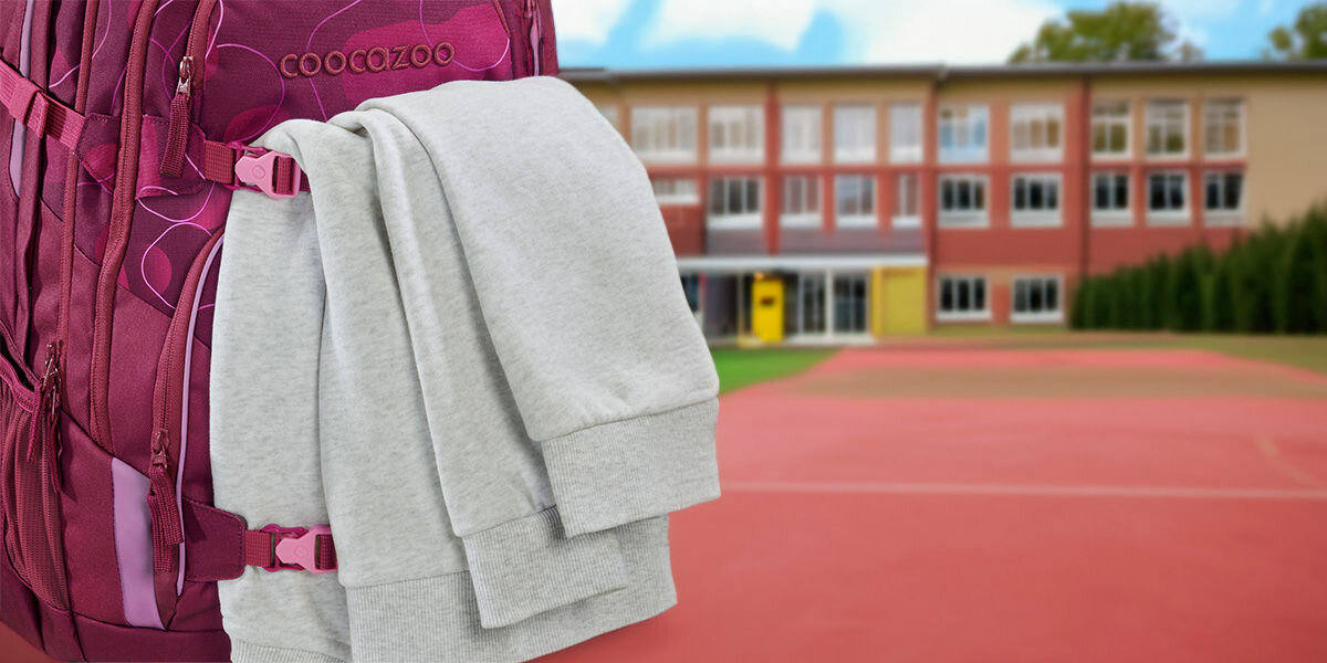 Plecak szkolny COOCAZOO 2.0 PORTER Berry Bubbles Czerwony Praktyczne rozwiązania pojemny dwie dodatkowe kieszenie przednie rozszerzane kieszenie boczne