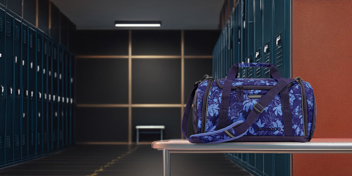 Torba sportowa COOCAZOO 2.0 Tropical Night Niebiesko-fioletowy Stylowy design 100 % z recyklingu butelek PET