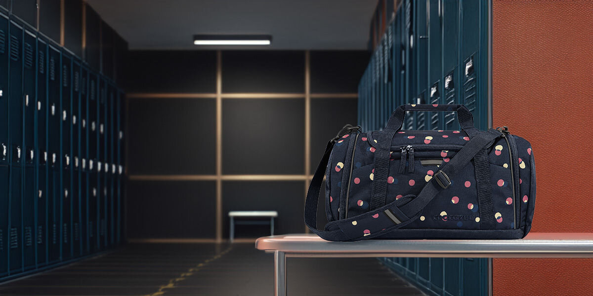 Torba sportowa COOCAZOO 2.0 Bubble Dreams Granatowy Stylowy design 100 % z recyklingu butelek PET