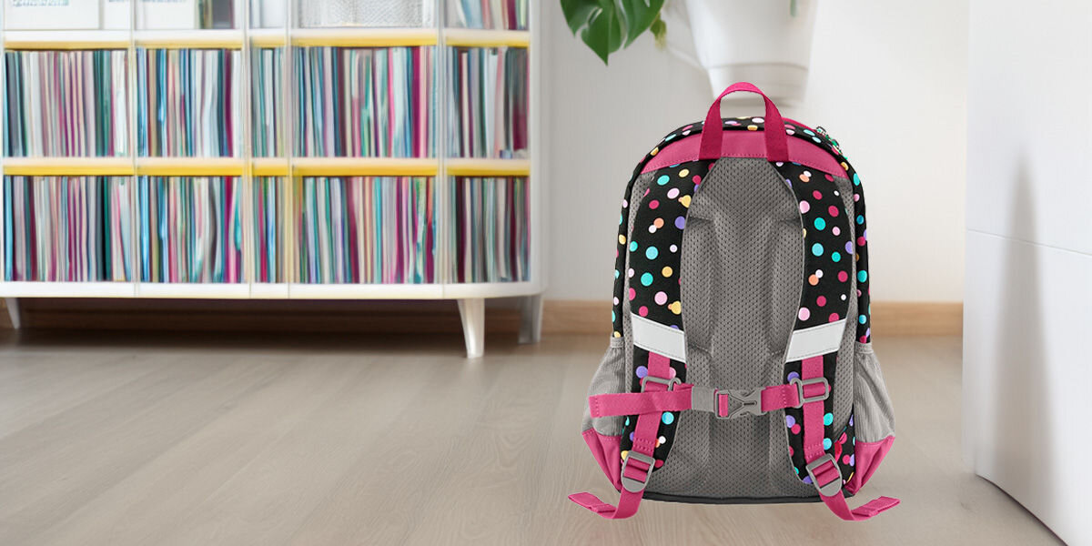 Plecak STEP BY STEP Junior Kiga Maxi Pony Lotta Czarno-różowy Ekologiczne podejście
