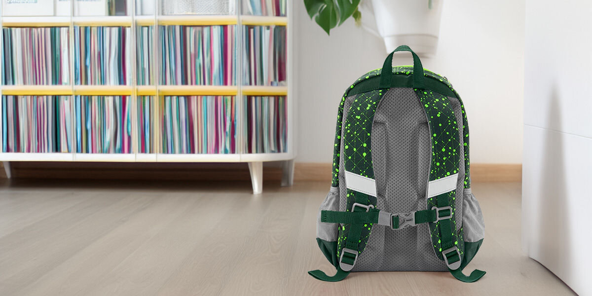 Plecak STEP BY STEP Junior Kiga Maxi Dino Nilo Zielony Ekologiczne podejście