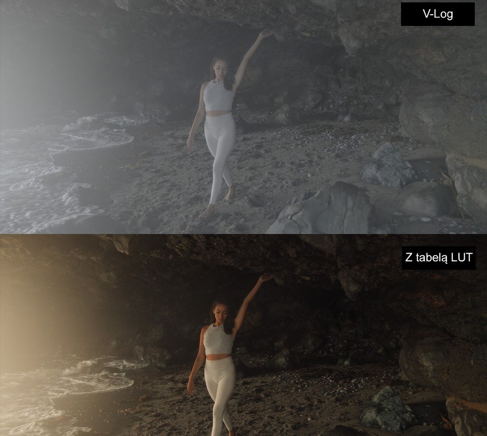 Aparat PANASONIC Lumix DC-GH7 porównanie dwóch obrazów   