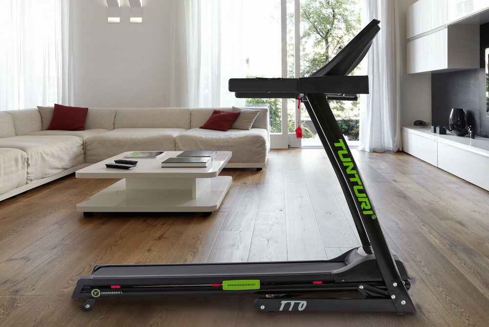 Bieżnia elektryczna TUNTURI Competence T10 1470W 16km-h trening cardio trening w domu wygoda funkcjonalnosc kondycja zdrowie