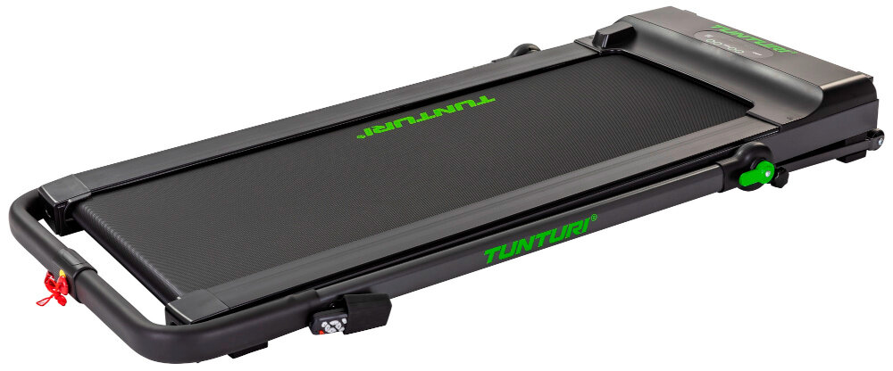 Bieżnia elektryczna TUNTURI Cardio Fit T10 1650W 12km-h silnik moc 1650 W plynna praca predkosc do 12 km/h system amortyzacji T-Flex szeroki pas biezny wymiary 42 x 120 cm