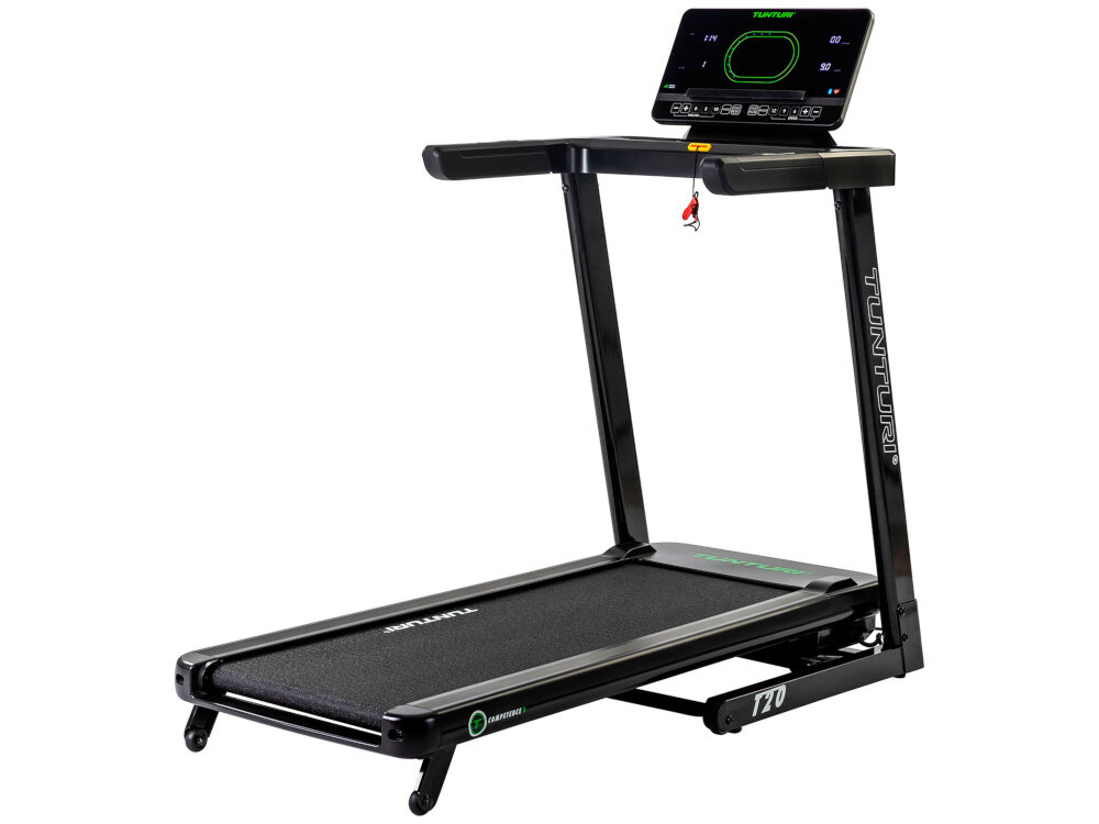 Bieżnia elektryczna TUNTURI Competence T20 2570W 16km-h kondycja fizyczna zdrowie wygoda bezpieczenstwo efektywnosc obciazenie do 120 kg