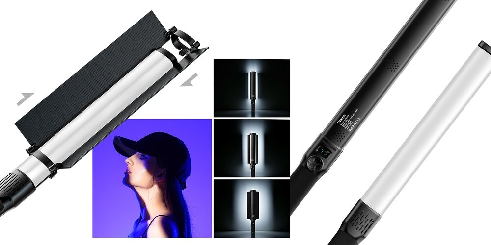 Lampa LED Ulanzi VL360 prezentacja działania wrót