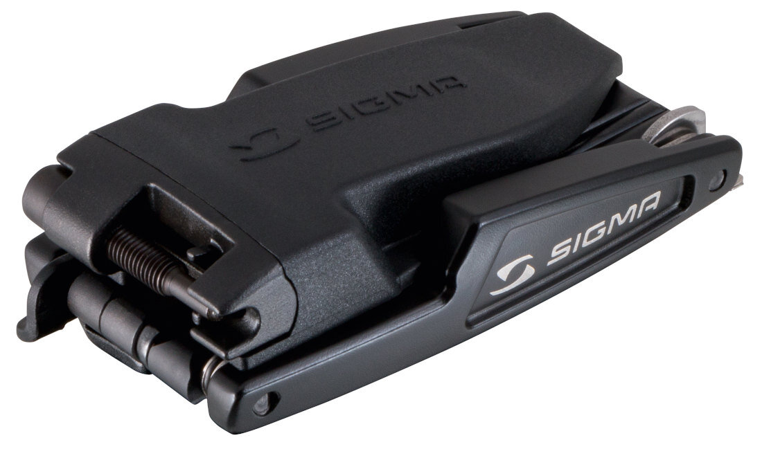 Klucz rowerowy SIGMA Pocket Tool Large Komfort użytkowania dwie części łatwe użytkowanie przechowywanie Zamykany nóż Otwieracz do butelek uchwyt na narzędzia