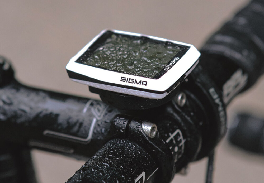 Licznik rowerowy SIGMA BC 12.0 WL STS CAD wodoodporna obudowa IPX8 odpornosc na deszcz i niesprzyjajace warunki pogodowe automatyczny start/stop funkcja pomiaru temperatury