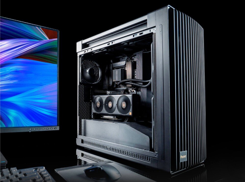 Komputer XQUANTUM ProArt GeForce RTX Studio PA-I9-4090WP i9-14900KF 96GB RAM 4TB SSD GeForce RTX4090 Windows 11 Professional przeznaczenie podzespoły cechy