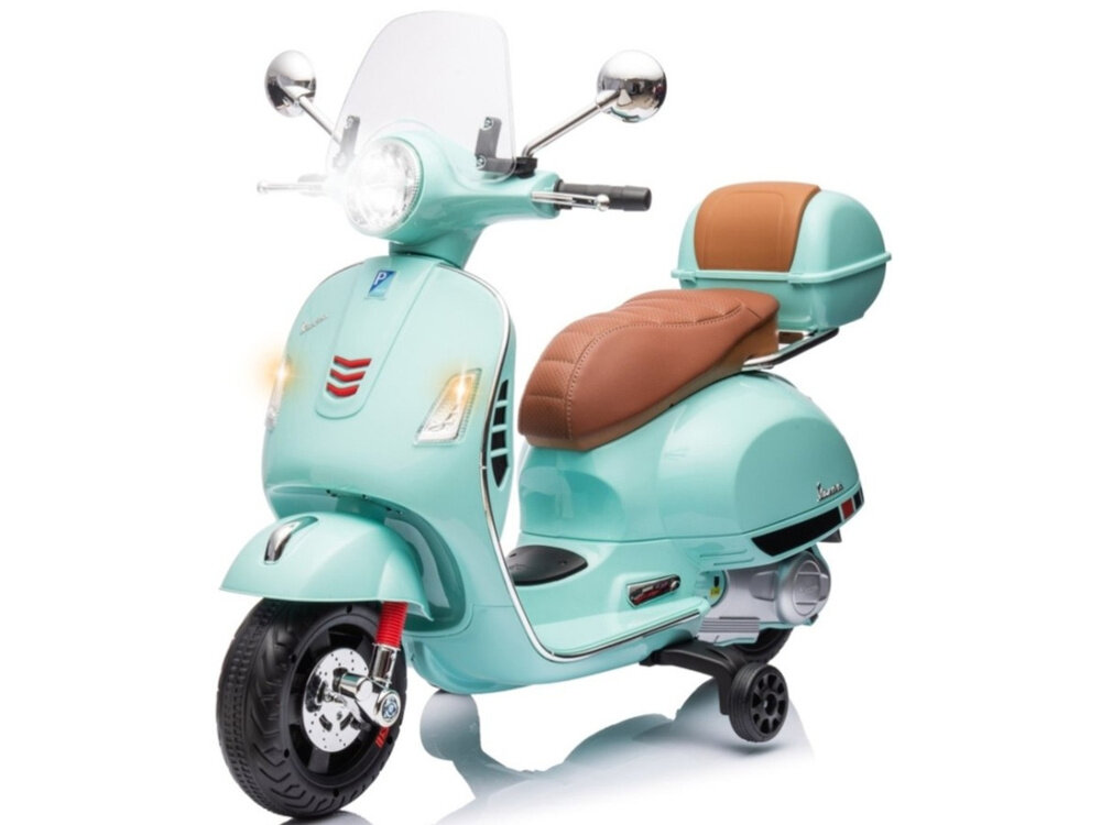 Motorek elektryczny MILLY MALLY Vespa GTS Super Miętowy oryginalny bezpieczny funkcjonalny rozwoj marzenie zabawa