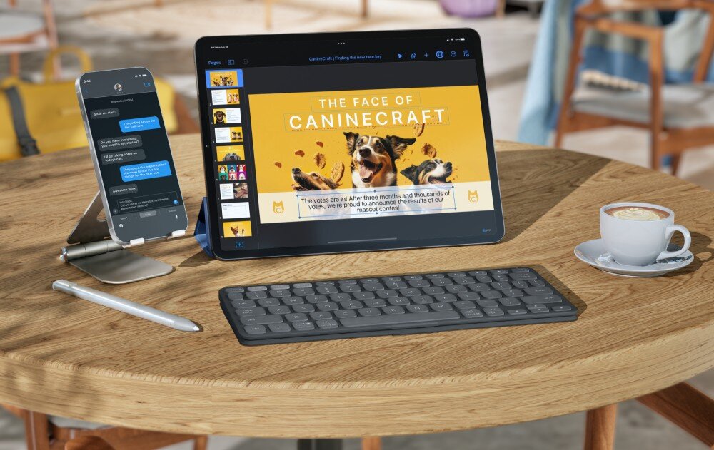 Klawiatura LOGITECH Keys-To-Go 2 for iPad Grafitowy zasilanie baterie czas pracy